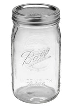 Ball Quart Jar with Silver Lid, Wide Mouth, 1 Jar by BallJar