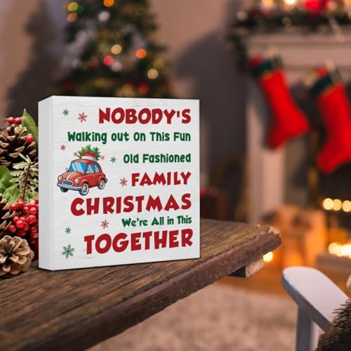 Funny Christmas Vacation Sign Decor, Christmas Decorations Indoor - Image 5