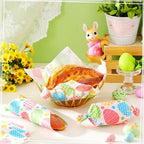 Marspark 100 Sheet Easter Wax Paper Easter Egg for Food 11.4 x 11 Inch - Image 2