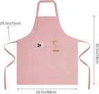 Tosewever Art Aprons for Women Painting Pottery Baking, Mens Buckle Straps - Image 7