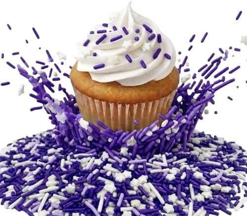 Manvscakes Sprinkles- Edible Cake and Cupcake Sprinkles with Assorted Shapes and Sizes for Parties, Metallic Sprinkle Mix for Cookies, Ice Cream, Cake and Cupcake Decorating - Image 6
