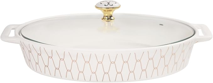 10" x 7" Ceramic Oval Casserole Dish by jinsongdafa