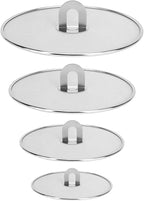 4 Pack Stainless Steel Grease Splatter Screen Set by JBESUHI