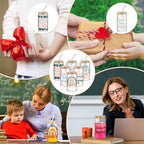 SiliFine 6 Pcs Teacher Gift Glass Cups, 16 oz with Lids and Straws - Image 5