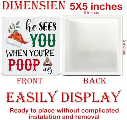 Funny Christmas Decor, Farmhouse Christmas Decorations - Image 2