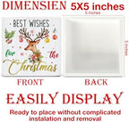 Christmas Sign Decor, Elk Christmas Decorations - Image 2