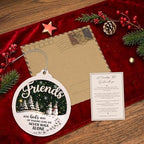 Friend Ornament 2026, Ornaments for Friends Women Friendship Ornament, Bestie, Friendship Christmas Ornaments Decorations Sentimental Gift Xmas Decor - Image 4
