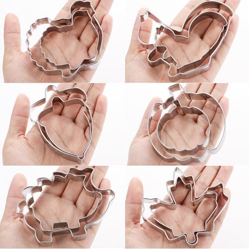 MrCookie Large Autumn/Fall Cookie Cutters,Thickened Stainless Steel - Image 5