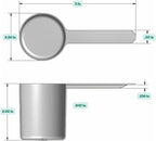 148 mL Long Handle Plastic Measuring Scoop - Image 2