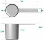 148 mL Long Handle Plastic Measuring Scoop - Image 2