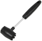 Chef Craft Select Meat Tenderizer, 9.5 inch, Stainless Steel/Black by ChefCraft