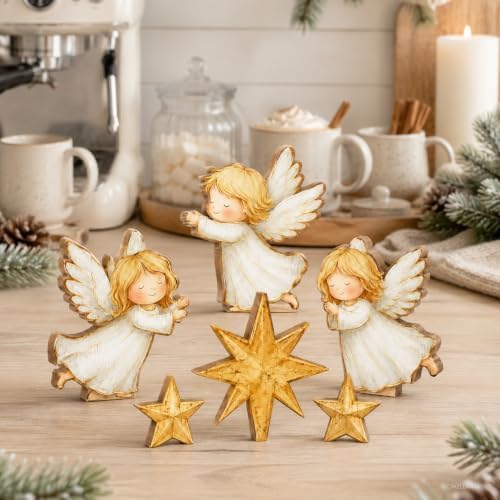 Christmas Decorations Indoor, Christmas Angel Star Nativity Home Decor - Image 2