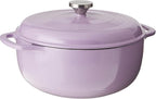 Lodge 7.5 Quart Enameled Cast Iron Oval Dutch Oven by Lodge