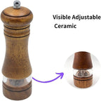 Classic Salt and Pepper Grinder Set, Refillable Salt and Pepper Mills, Manual - Image 3