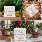 Our First Christmas Married Decor, Wedding Gifts for Couples - Image 3