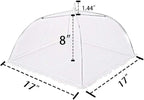 2 Pack Pop-Up Mesh Food Covers, 17 Inches Umbrella-Style Folding Mesh Food - Image 4