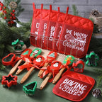 Qinyoung 36 Pcs Christmas Pot Holders Baking Kit Baking Gifts for Xmas - Image 3