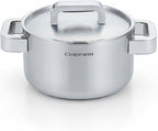 316 Stainless Steel 1.9 Quart Durable Sauce Pot by CHEFWIN