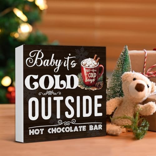Hot Chocolate Bar Christmas Decorations - Winter Christmas Decor - Image 5