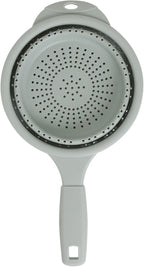 Dexas 8" Collapsible Silicone Strainer in Sage, Kitchen Strainer by Dexas