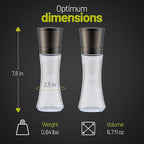 ZOLMER® Premium Gunmetal Salt and Pepper Grinder Set | Large Manual Ceramic - Image 6