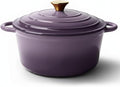4.5 Quart Dutch Oven Pot with Lid, Non Stick Enameled Cast Iron Dutch Oven by Fijinhom