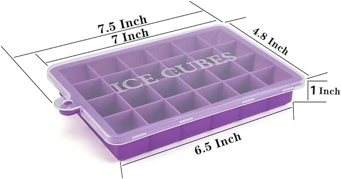TAO CICADA Ice Cube Tray, 3 Pack Silicone Ice Cube Molds, Ice Cube Trays - Image 2