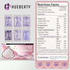 Purple Sprinkles, Purple Pearl and Star Sprinkles for Cakes, Cupcakes, 180g - Image 2