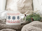 Abbott Collection Wide Base Mug with Nordic Pattern - Image 2
