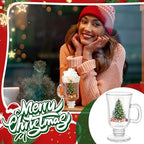 Sliner 6 Pcs Glass Coffee Mugs, Classic Irish Mugs with Handle - Image 5
