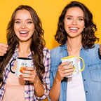 Didaey 6 Pcs Bee Mugs Gifts for Women 12 oz Ceramic Coffee Cup Gift Set - Image 5