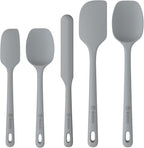 ChefAide 5 Pieces Silicone Spatula Set, Food Grade Rubber Spatula, Upgrade by ChefAide