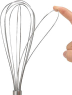 10 inch Stainless Steel Whisk, 5 inches - Image 4