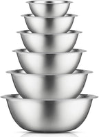 JoyJolt Stainless Steel Mixing Bowl Set by JoyJolt