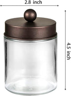 Apothecary Jar Canisters Bathroom Vanity Organizer - Image 4