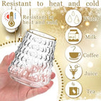Didaey 4 Pcs Christmas Tree Glass Cups 10 oz for Coffee Tea Milk - Image 3