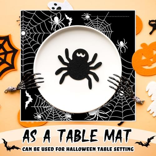 Marspark 100 Sheet Halloween Wax Paper Spider Web for Food 11.4 x 11 Inch - Image 6