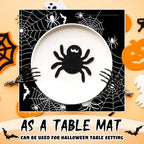 Marspark 100 Sheet Halloween Wax Paper Spider Web for Food 11.4 x 11 Inch - Image 6
