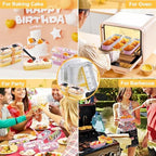 Gold Mini Loaf Pans with Lids, 6.8oz Aluminum Mini Cake Pan 60Pack - Image 5