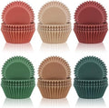 600 Pcs Fall Cupcake Liners, Autumn Paper Baking Cups, 6 Colors by Unknown