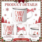 12 Pcs Christmas Mugs Bulk Christmas Ceramic Mugs with Handle - Image 3