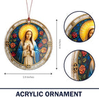 Nativity Ornaments - Regilious Christian Gifts for Women | Men - Christian Christmas Ornaments - Easter Decor - Christmas Decor - White Elephant Gifts - Xmas Tree Decoration - Image 3