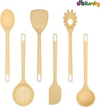 Silicone Kitchen Cooking Utensils Set of 6, Non-Stick Food Grade Silicone - Image 7