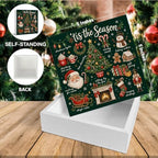 Tis the Season Christmas Decor, Winter Holiday Wooden Sign Decorations - Image 2