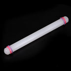 HARFINGTON Fondant Rolling Pin 13 Inch x 0.98 Inch Adjustable Guide Rings - Image 3
