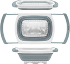 Qimh Collapsible Colander | Over The Sink Silicone Kitchen Strainers and by Qimh