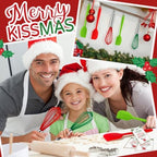 6 Sets Christmas Whisk Silicone Spatula Baking Supplies Gift Set With Card - Image 6