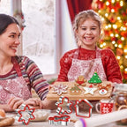 12Pcs Christmas Cookie Cutters Variety Pack, Metal Holiday Cookie Cutters - Image 5