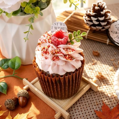 Thanksgiving Sprinkles, 4.76oz Fall Nonpareils Mix Orange Brown Yellow Jimmies, Sading Sugar Sprinkles for Cake Cupcake Cookie Baking Dessert - Image 2
