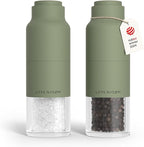 LARS NYSØM Salt and Pepper Grinder Set, Stainless Steel Manual Salt and Pepper by LN